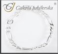 Galeria Jubilerska Bransoletka srebrna figaro (SB 164\u0027)