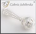 Galeria Jubilerska Grzechotka srebrna na chrzest (SR 13)