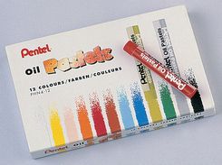 KREDKI PASTELE OLEJNE PENTEL PHN 12 SzTUK