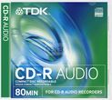 Dysk CD-R TDK Audio RXG 700MB 10Pack Jewel Case (TDKCDR07967)