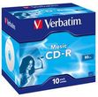 CD-R VERBATIM (10-pack)Audio/ Live it!/ Colour/ Jewel/ 80Min
