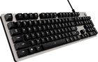 Klawiatury Logitech G413 Mechanical Gaming Keyboard Silver (920008476)