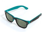 Okulary przeciwsłoneczne damskie WYPRZEDAŻ: Okulary przeciwsłoneczne dla dorosłych Visioptica MIAMI BEACH z etui/ CZARNO-TURKUSOWE