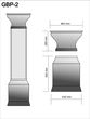 TENAX baza pilastra GBP-2b