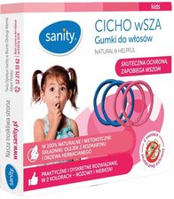 Sanity Cicho Wsza Gumki do włosów 4 szt.