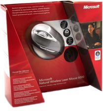 Microsoft Natural Wireless Laser Mouse 6000 (69K-000)