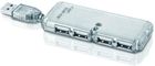 I-BOX USB 2.0 4-PORTY SREBRNY (IUHT008)