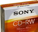 Sony CD-RW 700MB 12x Slim 10szt