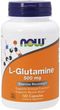 Glutamina Now Foods L-Glutamine 500 mg 120 Veg Kaps