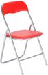 Krzesła Nowy Styl Krzesło Składane Pedro Czerwony