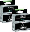 Lexmark 100XL Czarny Dwupack (14N0848)