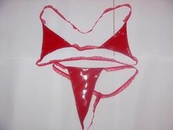 PPHU FASHION STYLE komplet z lacku- latexu (FS171)