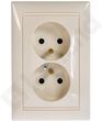 LEGRAND Valena GNIAzDO PODWÓJNE 2x2P+z KREMOWE (774177) LEGRAND Valena GNIAzDO PODWÓJNE 2x2P+z KREMOWE (774177)