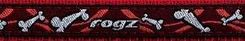 Rogz Obroża M z ozdobną naszywką (HB12 X)