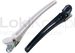Comair Hair Clip klipsy białe 1 sztuka