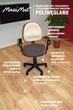 MAXIMAT Mata pod fotel biurowy- 100x125cm - ergonomiczny kształt, krystaliczna MAXIMAT Mata pod fotel biurowy- 100x125cm - ergonomiczny kształt, krystaliczna