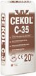 CEKOL C-35 Biała mrozo i wodoodporna masa szpachlowa tynk elewacyjny GŁADKI 20kg