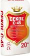 CEKOL C-45 Biała masa szpachlowa gładki tynk gipsowy 20kg