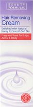 Beauty Formulas Krem do depilacji różany z aloesem do ciała, nóg i ramion - 100 ml