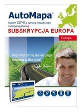 AutoMapa Europa - roczna subskrypcja