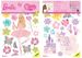 Funtosee NAKLEJKI NA ŚCIANĘ BARBIE BALETNICA - MATTEL - DUŻY ZESTAW