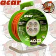 ACAR Pz 40M 3x1,5mm Przedłużacz zWIJANY pomarańczowy