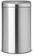 Brabantia TOUCH BIN 40L STAL MATOWA+FPP 378683