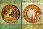 Alfons Mucha - bluszcz i wawrzyn