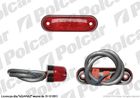Lampa Obrysowa (Uniwersalna) 12/24V,Z Przewodem,Owalna,Mocowanie Na Śruby,Led,Czerwona,Prawostronny/Lewostronny