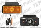 Lampa Obrysowa (Uniwersalna) 12/24V,Prostokątna,Mocowanie Na Kątowniku,Led,Pomarańczowa,117X47X9Mm,Prawostronny/Le