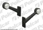 Lampa Obrysowa (Uniwersalna) 12/24V,Na Wysięgniku,Okrągła,Mocowanie Na Śruby,Led,Czerwono-Biała,Prawostronny/Lewos