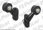 Lampa Obrysowa (Uniwersalna) 12/24V,Na Wysięgniku Krótszym,Okrągła,Mocowanie Na Śruby,Led,Czerwono-Biała,Prawostro