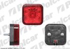 Lampa Obrysowa (Uniwersalna) 12/24V,Kwadratowy,Mocowanie Na Śruby,W5W,Czerwona,64X64X30Mm,Prawostronny/Lewostronny
