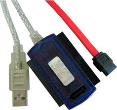 Adapter USB 2.0 do IDE/SATA Combo 2.5'' i 3.5'' z zasilaczem 4World