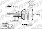 Glo Przegub 1.4 Nissan Almera (N15), 95-00 Glo Przegub 1.4 Nissan Almera (N15), 95-00
