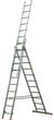 Bayersystem Drabina aluminiowa przemysłowa 3x11 stopni TG-DW3x11