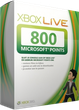 Microsoft Points Punkty 800 EU XBOX Microsoft Points Punkty 800 EU XBOX