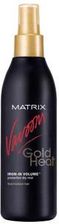 Matrix VaVoom prostowanie i objętość Gold Heat Iron-In Volume Protective Mist Dry 250 ml