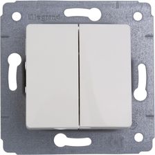 Legrand CARIVA Łącznik schodowy podwójny krem 773708