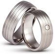 Tytanowe Obrączki Ślubne Titanium 3D by Swepol wzór T12-7/1c Tytanowe Obrączki Ślubne Titanium 3D by Swepol wzór T12-7/1c