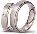 Tytanowe Obrączki Ślubne Titanium 3D by Swepol wzór T6-5-1c