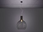 Sanneli Design Lampa sufitowa Breda zwis 1 czarny 295089