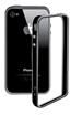 PURO Etui/Silikonowa opaska iPhone 4 Bumper Cover popielato-czarny (IPC4BUMPER4)