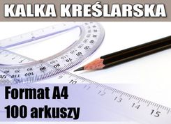 Kalka kreślarska - A4 - 100 arkuszy - 70g/m2