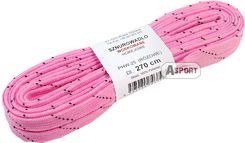 Tempish Sznurówki woskowane hokejowe 270cm różowe - 0