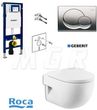 GEBERIT Duofix zestaw + ROCA Meridian-N Compacto WC + deska wolnoopadająca A346248000+A8012AC004+111.320.00.5
