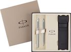 zestaw Parker Jotter Stalowy CT Pióro wieczne + Długopis S0928210