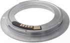 Adapter Canon EOS - M42 z potwierdzeniem ostrości i blokadą bolca przysłony