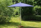 Parasol ogrodowy z oświetleniem 24 LED na baterie słoneczną, średnica 3m, niebieski Parasol ogrodowy z oświetleniem 24 LED na baterie słoneczną, średnica 3m, niebieski