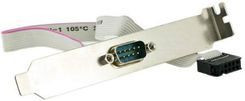 Kabel gniazdo, śledź do obudowy DB9M (COM 9PIN) 4World